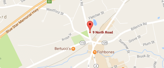 Center for plastic Surgery in Chelmsford, MA map